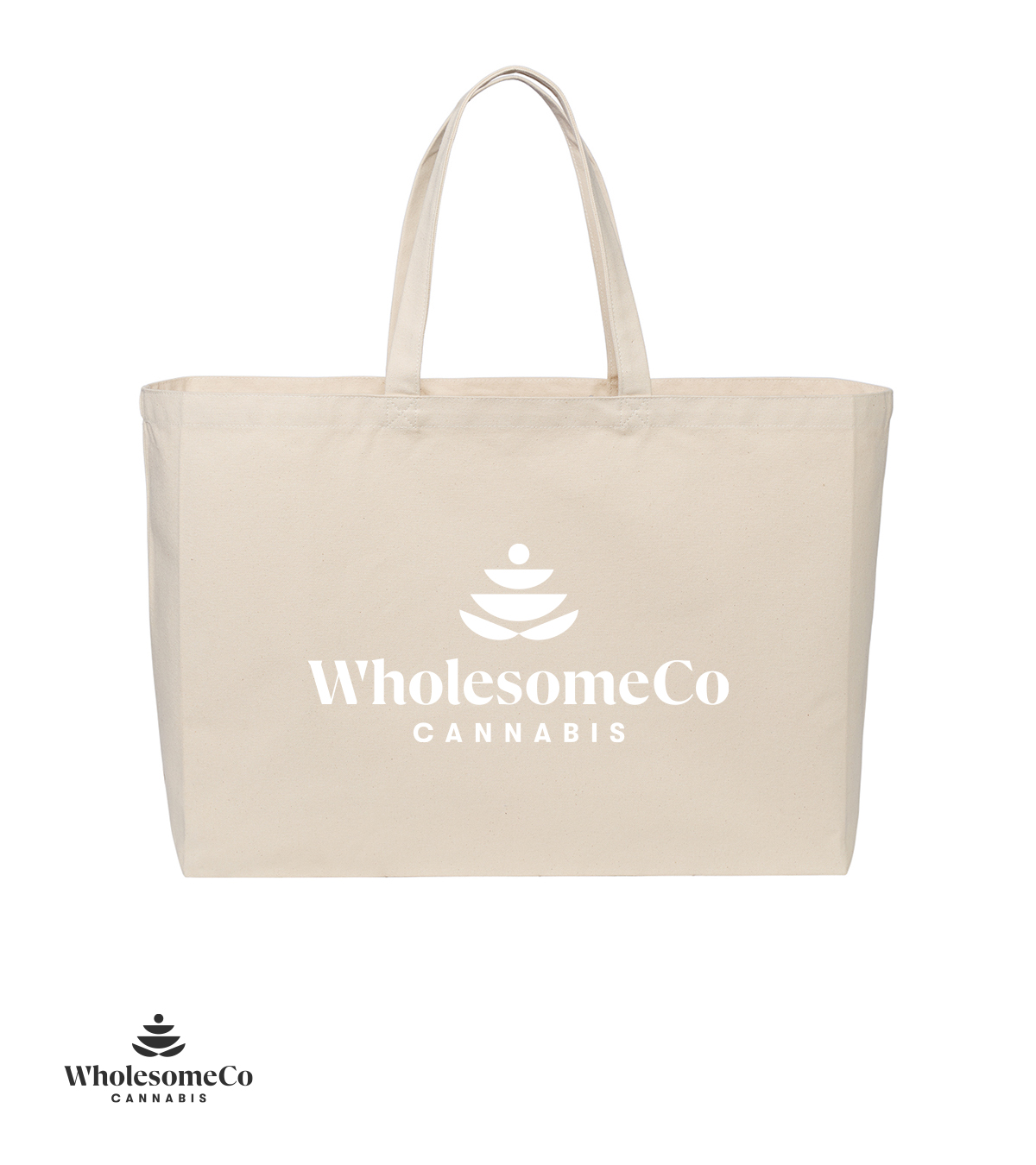 Jumbo Canvas Tote - WHCo Logo – Image 2