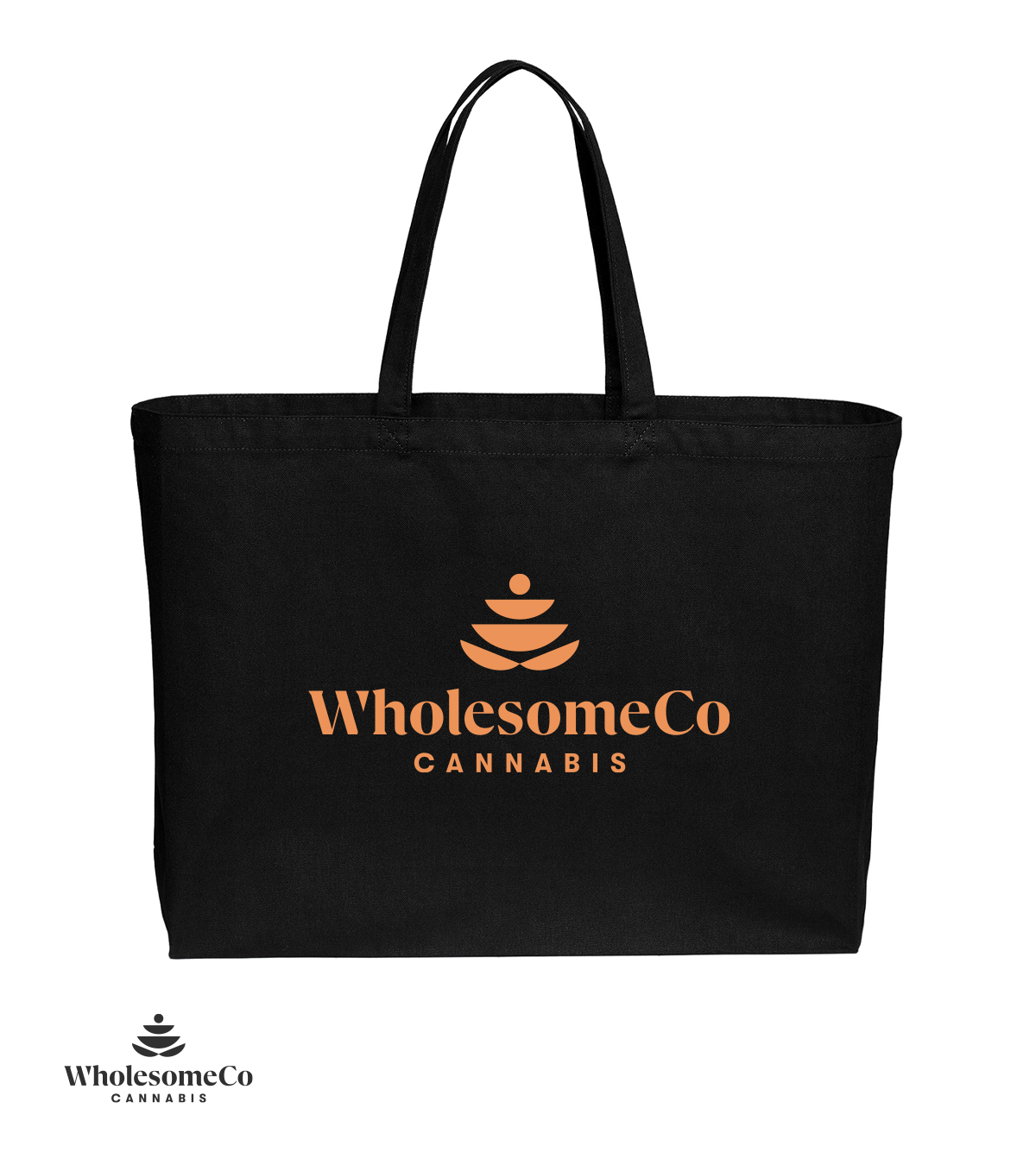 Jumbo Canvas Tote - WHCo Logo – Image 4