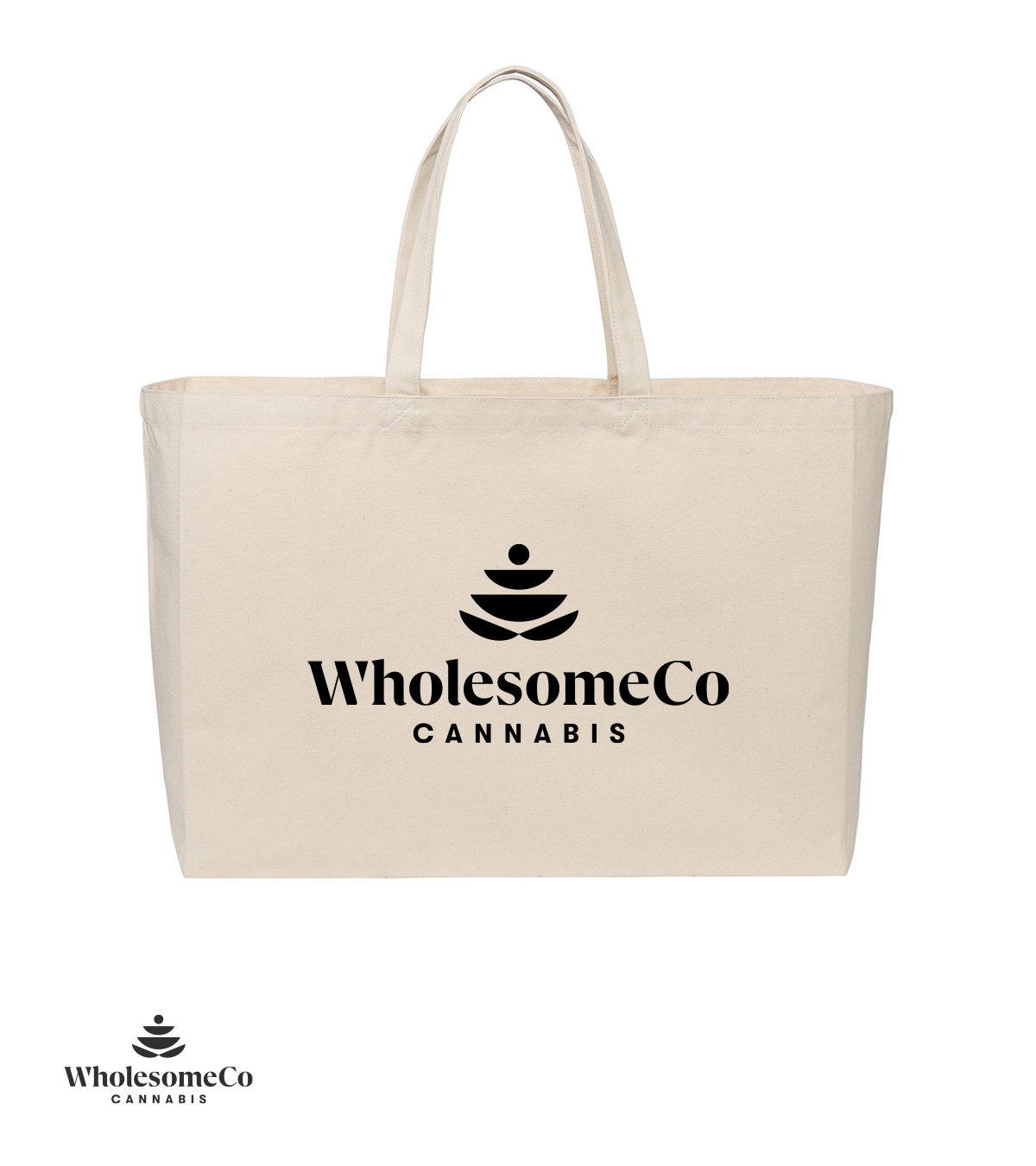 Jumbo Canvas Tote - WHCo Logo – Image 3