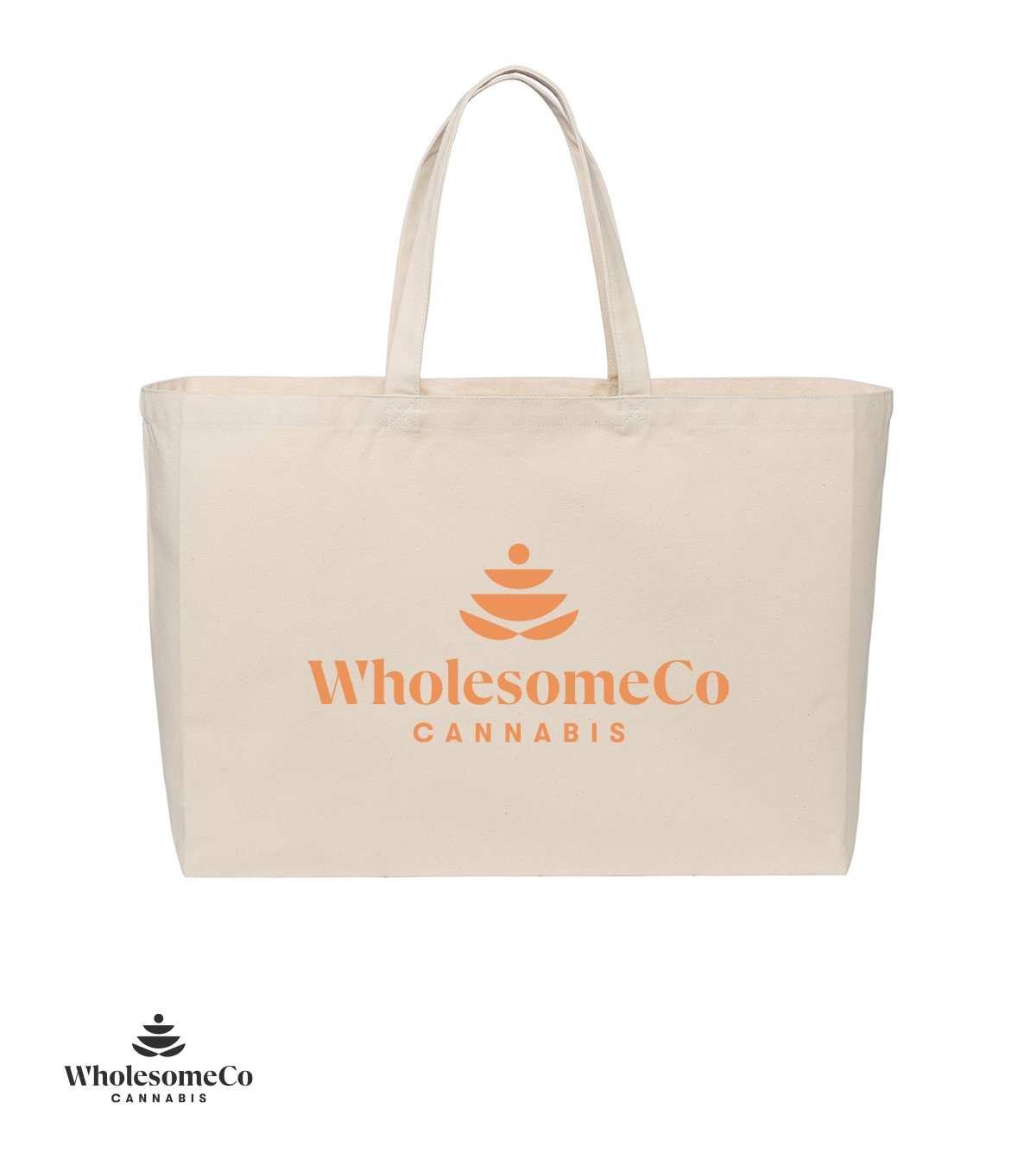 Jumbo Canvas Tote - WHCo Logo – Image 1