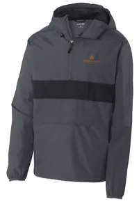 Sport-Tek Zipped Pocket Anorak - Graphite Black – Image 4