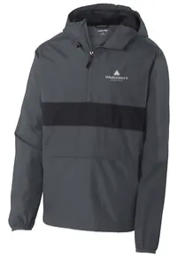 Sport-Tek Zipped Pocket Anorak - Graphite Black – Image 3