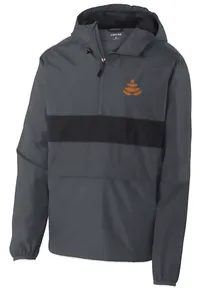 Sport-Tek Zipped Pocket Anorak - Graphite Black – Image 2