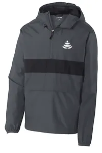 Sport-Tek Zipped Pocket Anorak - Graphite Black – Image 1