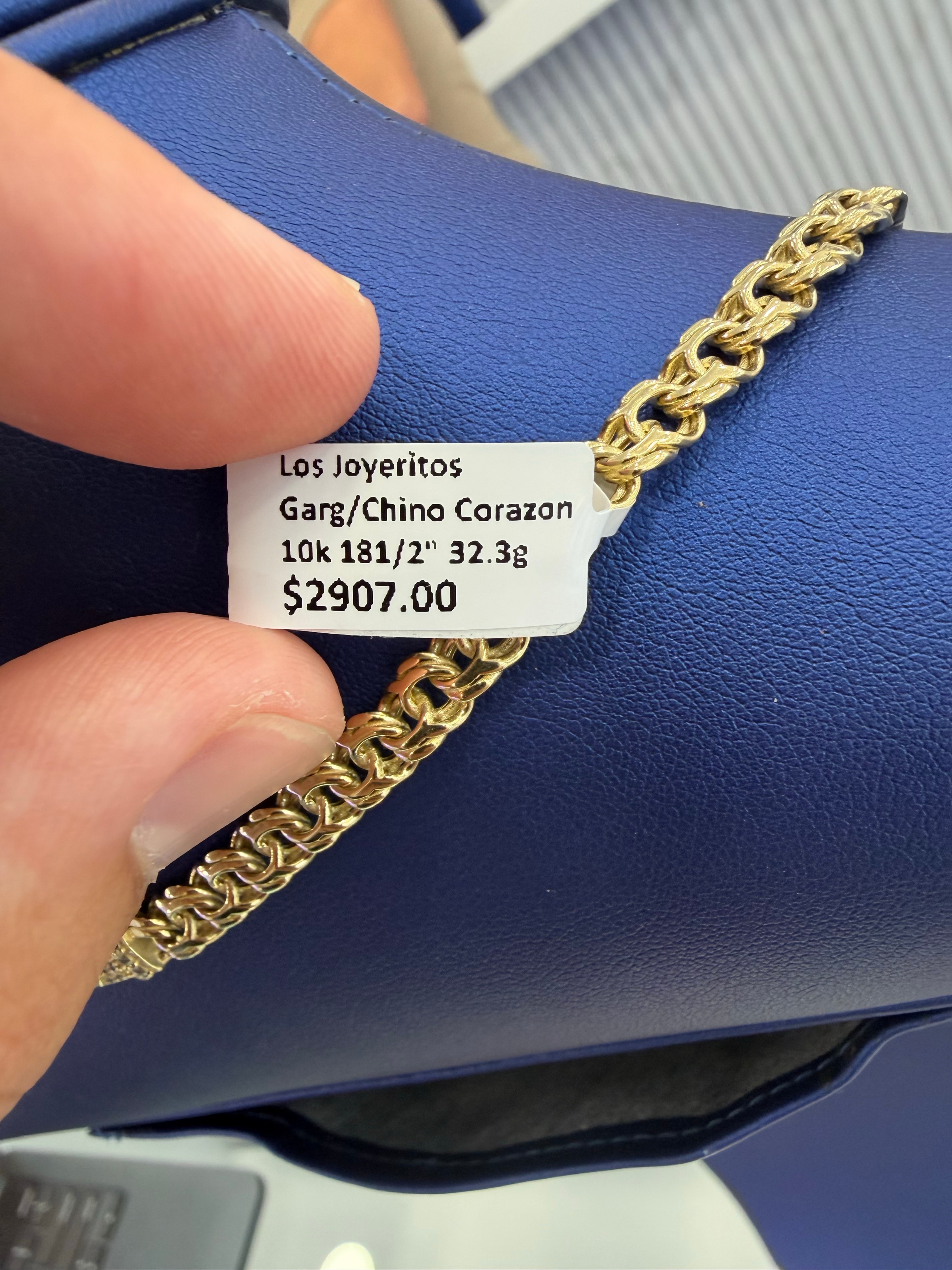 10K Gold Heart Pendant Necklace – Image 3
