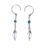 Dancing Blues Hook Earrings – Image 1