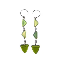 Clover Clouds Hook Earrings – Image 1