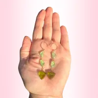 Clover Clouds Hook Earrings – Image 2