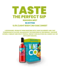 Niagara Mist Fruit Wine - Rose – Blue Pom