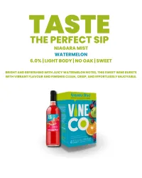 Niagara Mist Fruit Wine - Rose – Watermelon