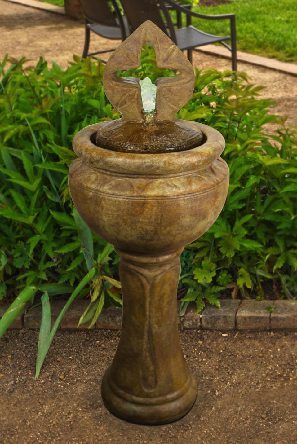 ANTIQUE CROSS BUBBLER FOUNTAIN – Image 2