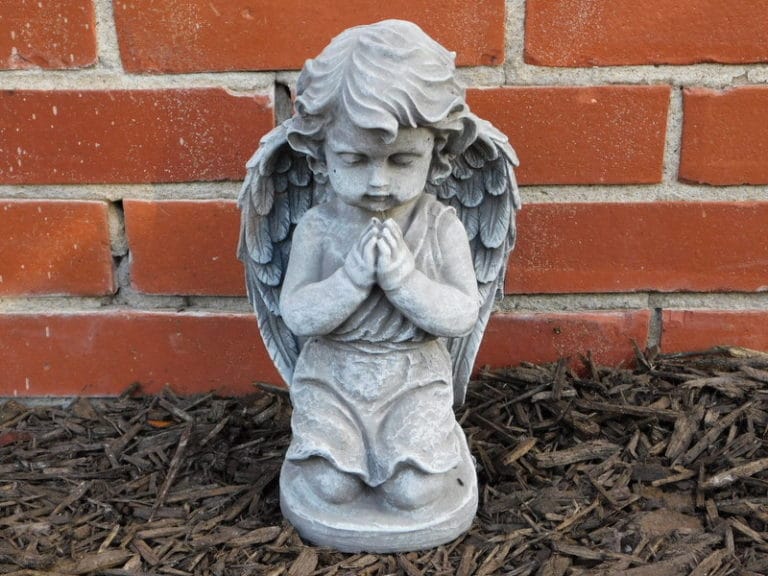 ANGELO CONCRETE ANGEL STATUE – Image 1