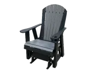 2' Poly Adirondack Glider Chair – Image 1