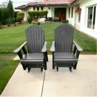 2' Poly Adirondack Glider Chair – Image 3