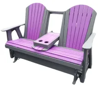 5' Adirondack Glider with Console – Image 1