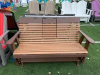4 FT. POLY SCROLLBACK GLIDER – Image 2
