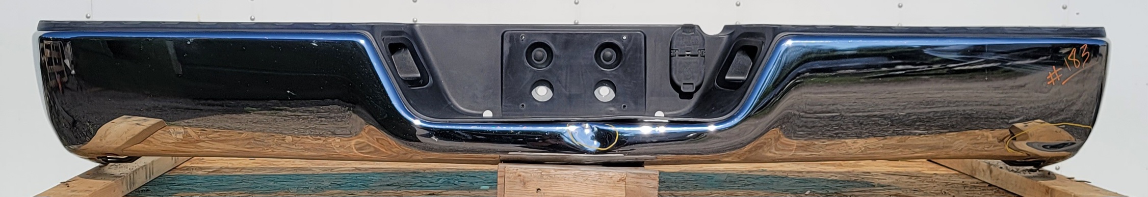 2013-18 Chrome RAM 1500 rear bumper-183 – Image 2