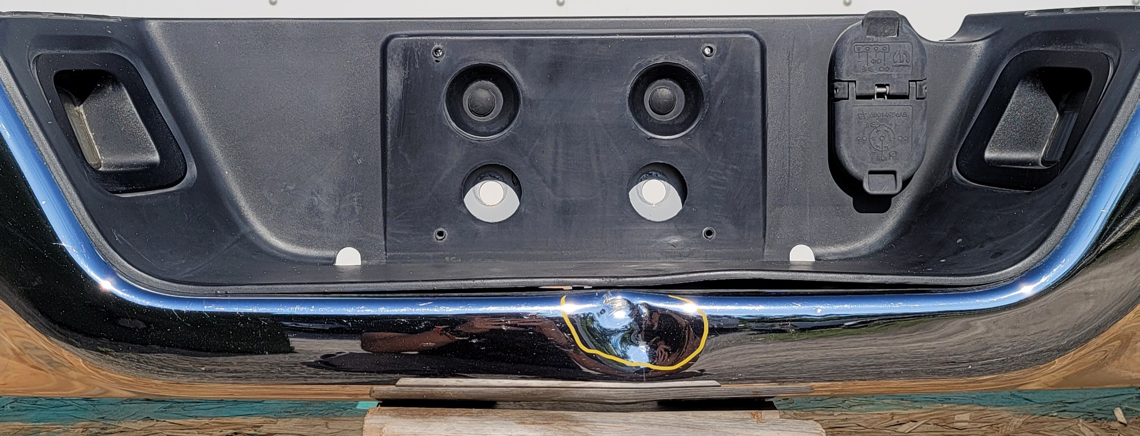 2013-18 Chrome RAM 1500 rear bumper-183 – Image 5