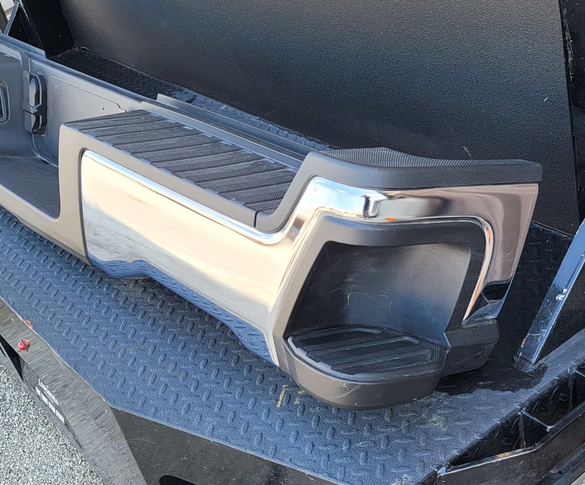 2023–2025 Ford F-250/F-350 Super Duty Chrome Rear Step Bumper-249 – Image 6