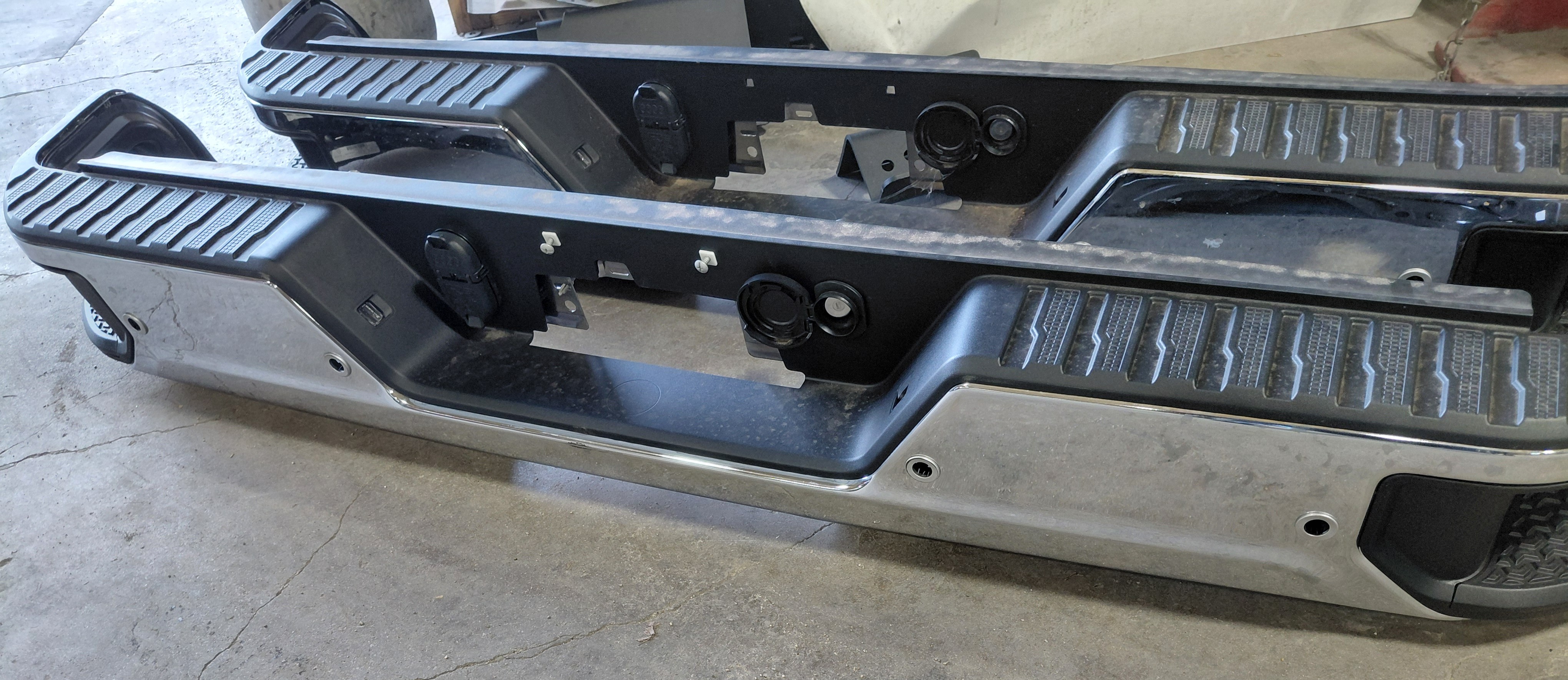 2020–2025 Chevy Silverado 2500HD/3500HD Chrome Rear Bumper-165 – Image 1