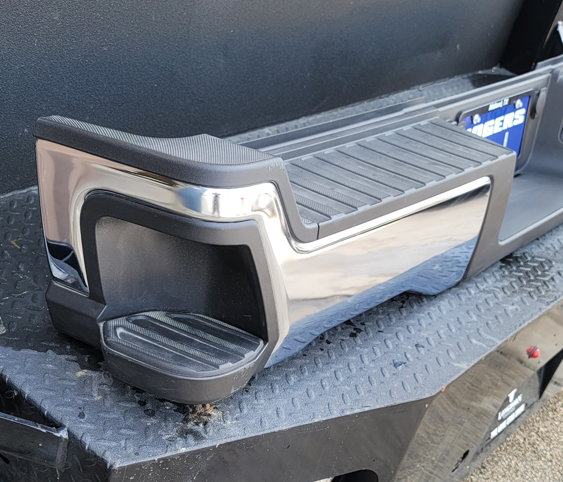 2023–2025 Ford F-250/F-350 Super Duty Chrome Rear Bumper-251 – Image 6