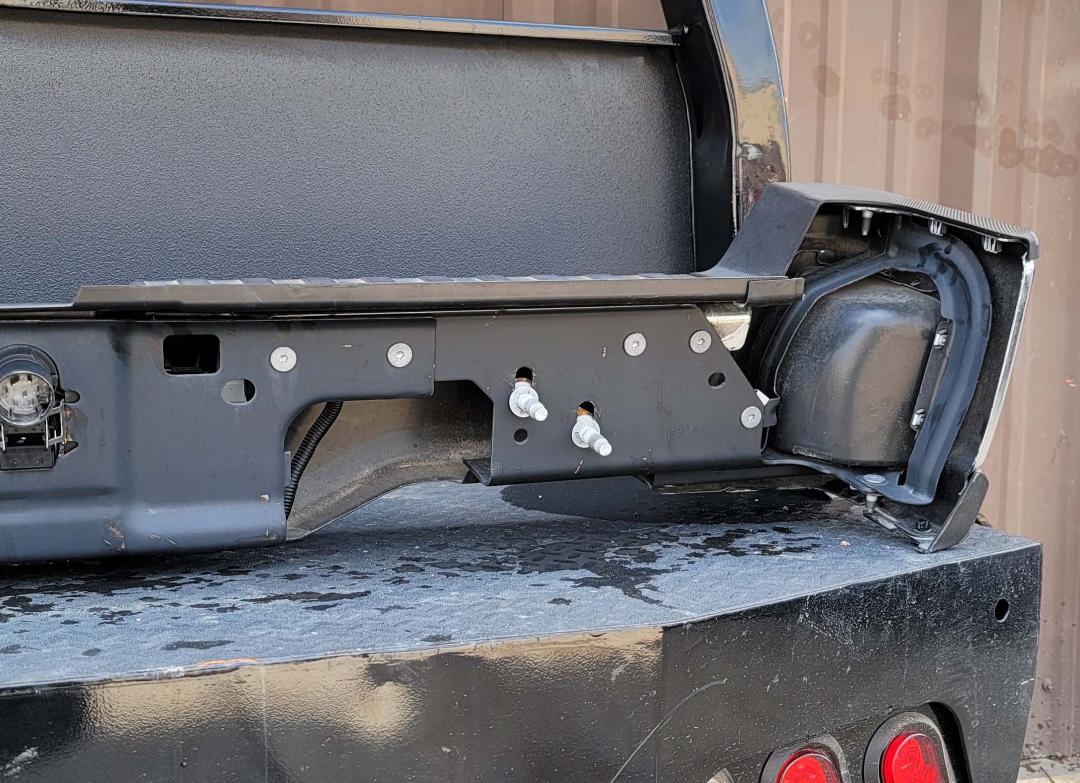 2023–2025 Ford F-250/F-350 Super Duty Chrome Rear Bumper-251 – Image 10