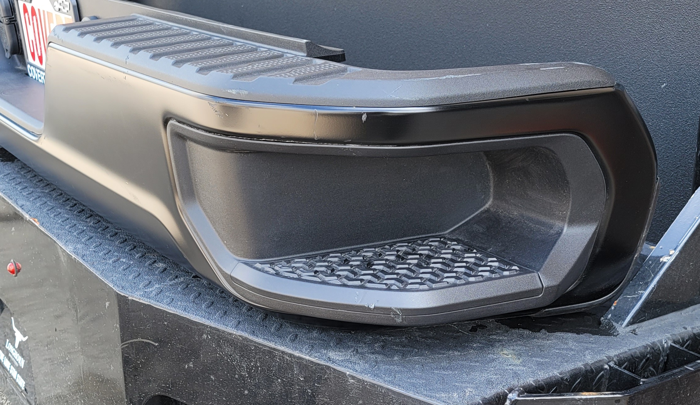 2024–2025 Chevy Silverado 2500HD/3500HD Black Rear Bumper-252 – Image 6