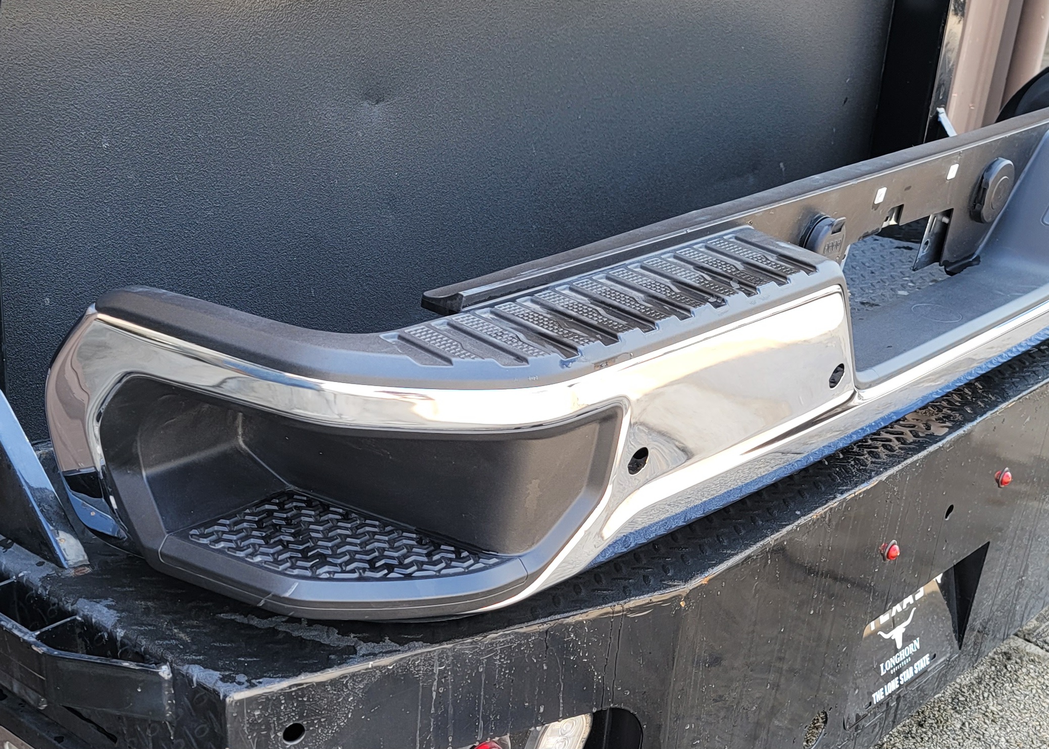 2024–2025 Chevy Silverado 2500HD/3500HD Chrome Rear Bumper-254 – Image 3