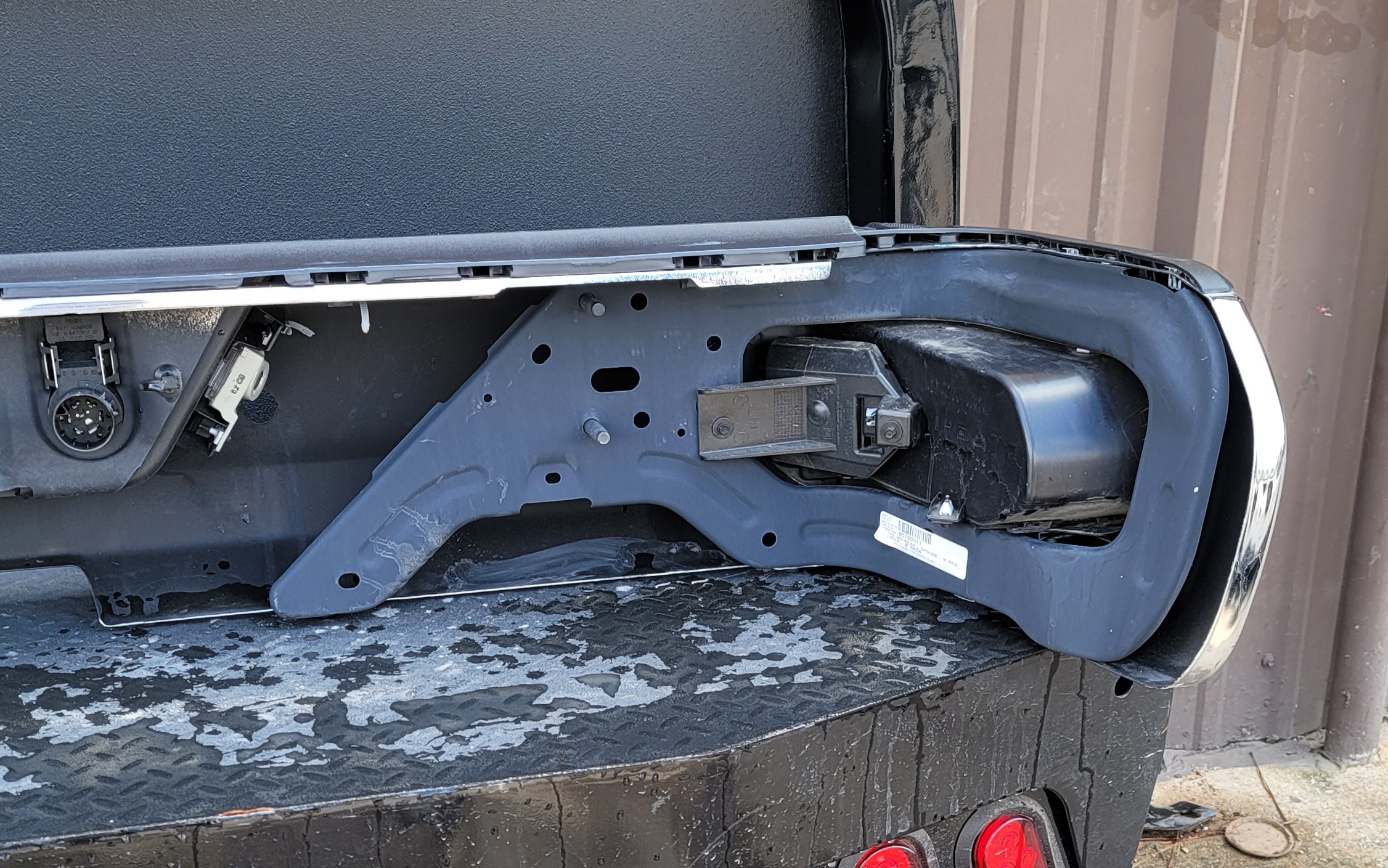 2024–2025 Chevy Silverado 2500HD/3500HD Chrome Rear Bumper-254 – Image 9