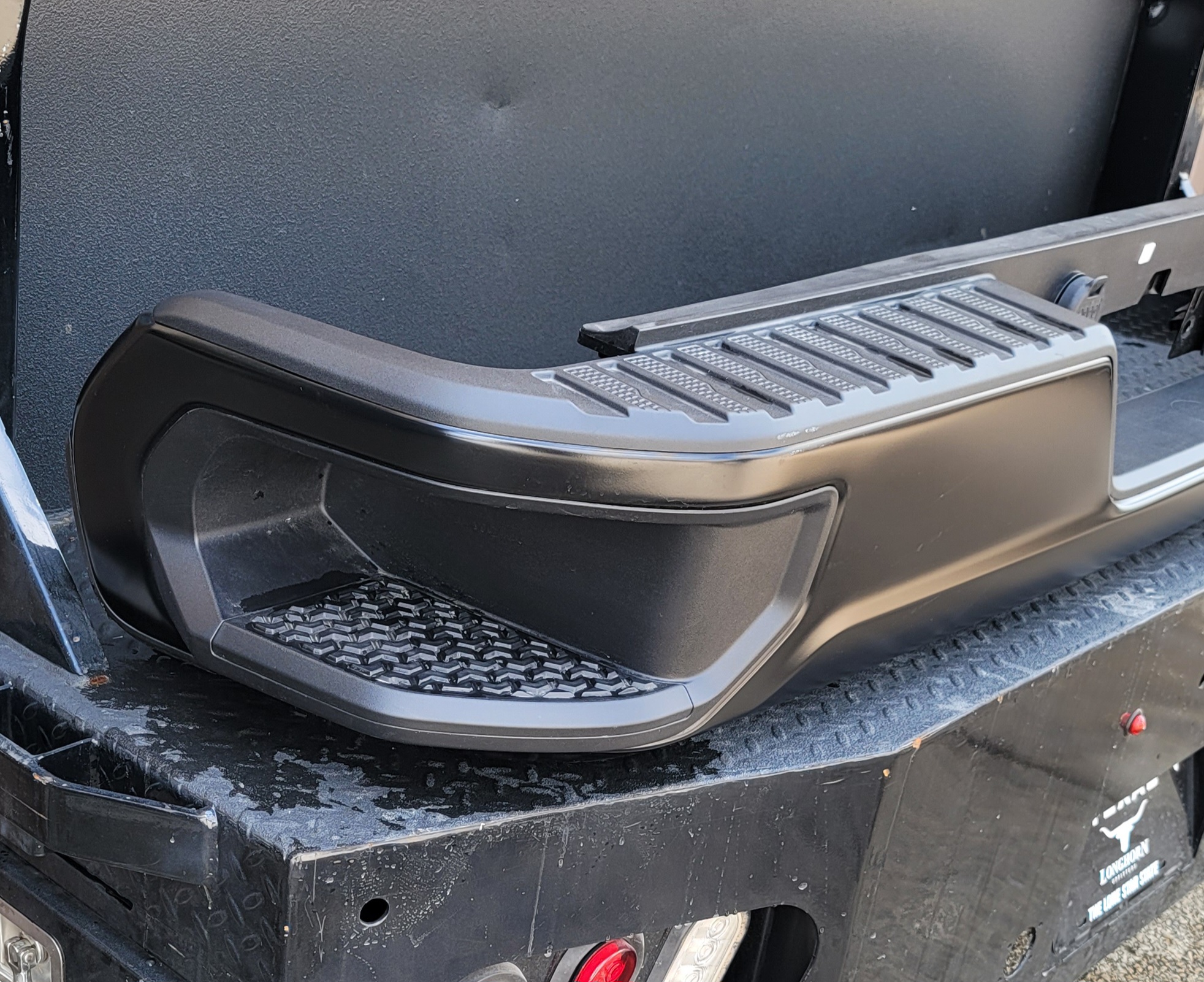2024–2025 Chevy Silverado 2500HD/3500HD Black Rear Bumper-255 – Image 5