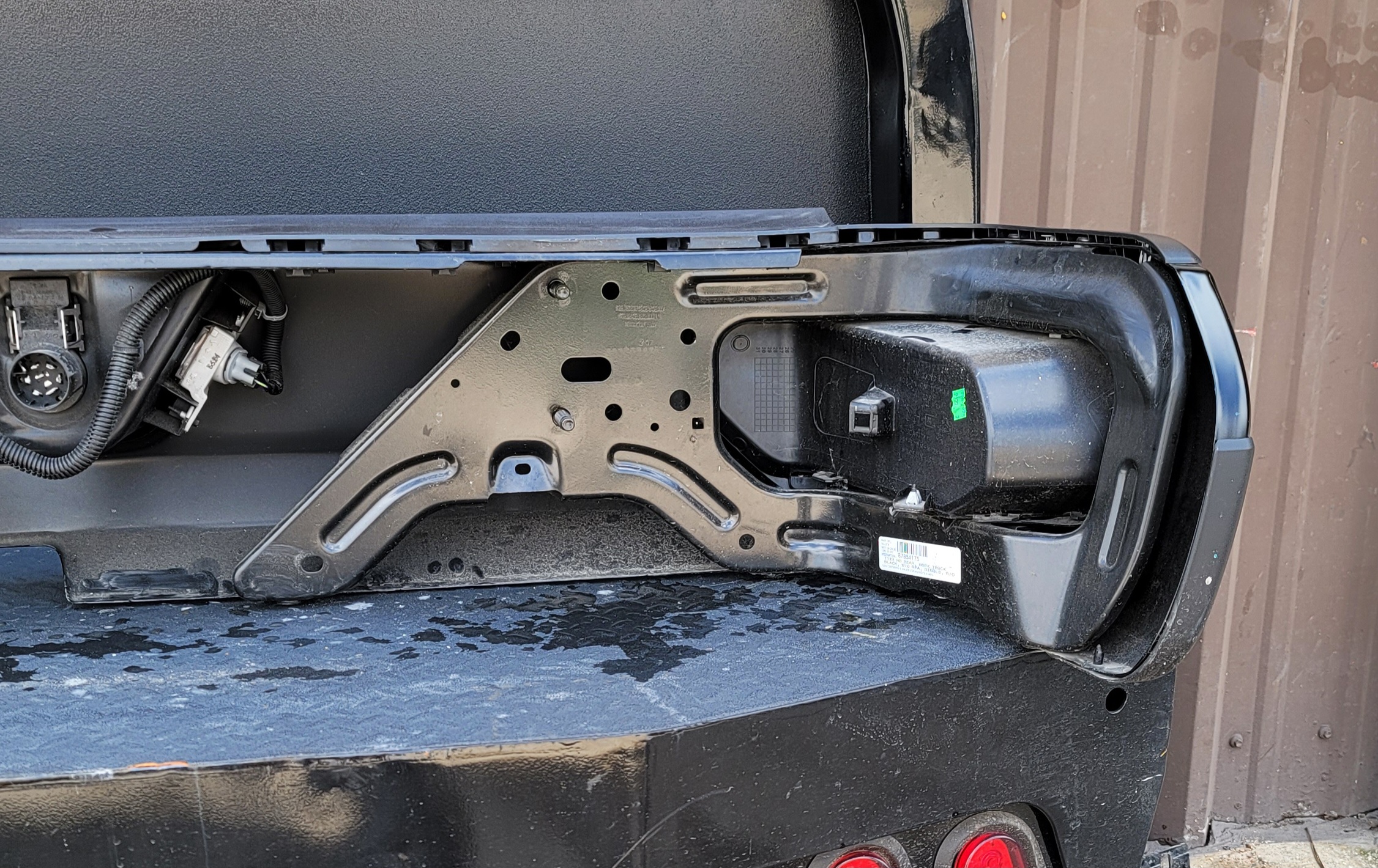 2024–2025 Chevy Silverado 2500HD/3500HD Black Rear Bumper-255 – Image 9