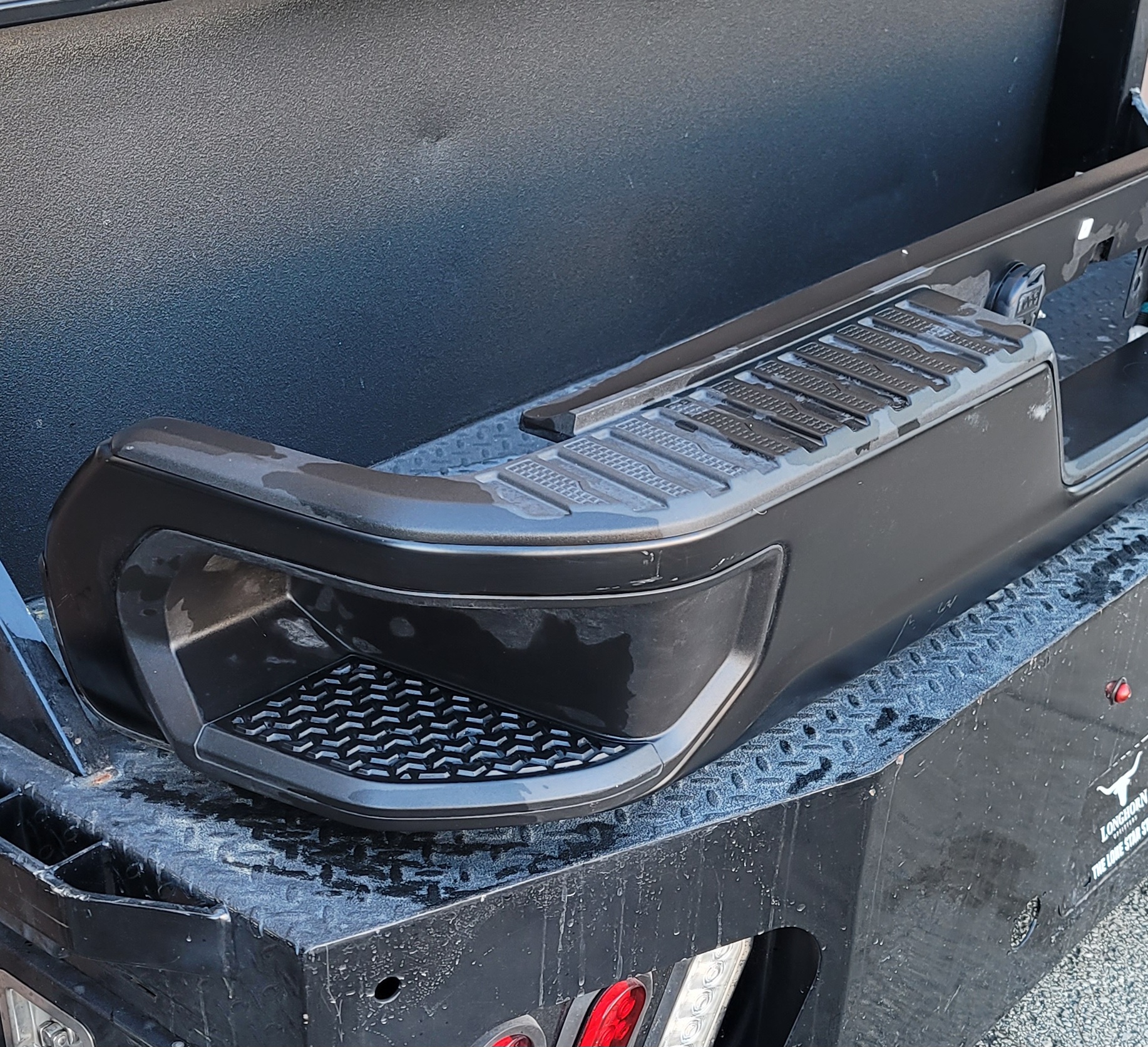 2024–2025 Chevy Silverado 2500HD/3500HD Black Rear Bumper-256 – Image 3