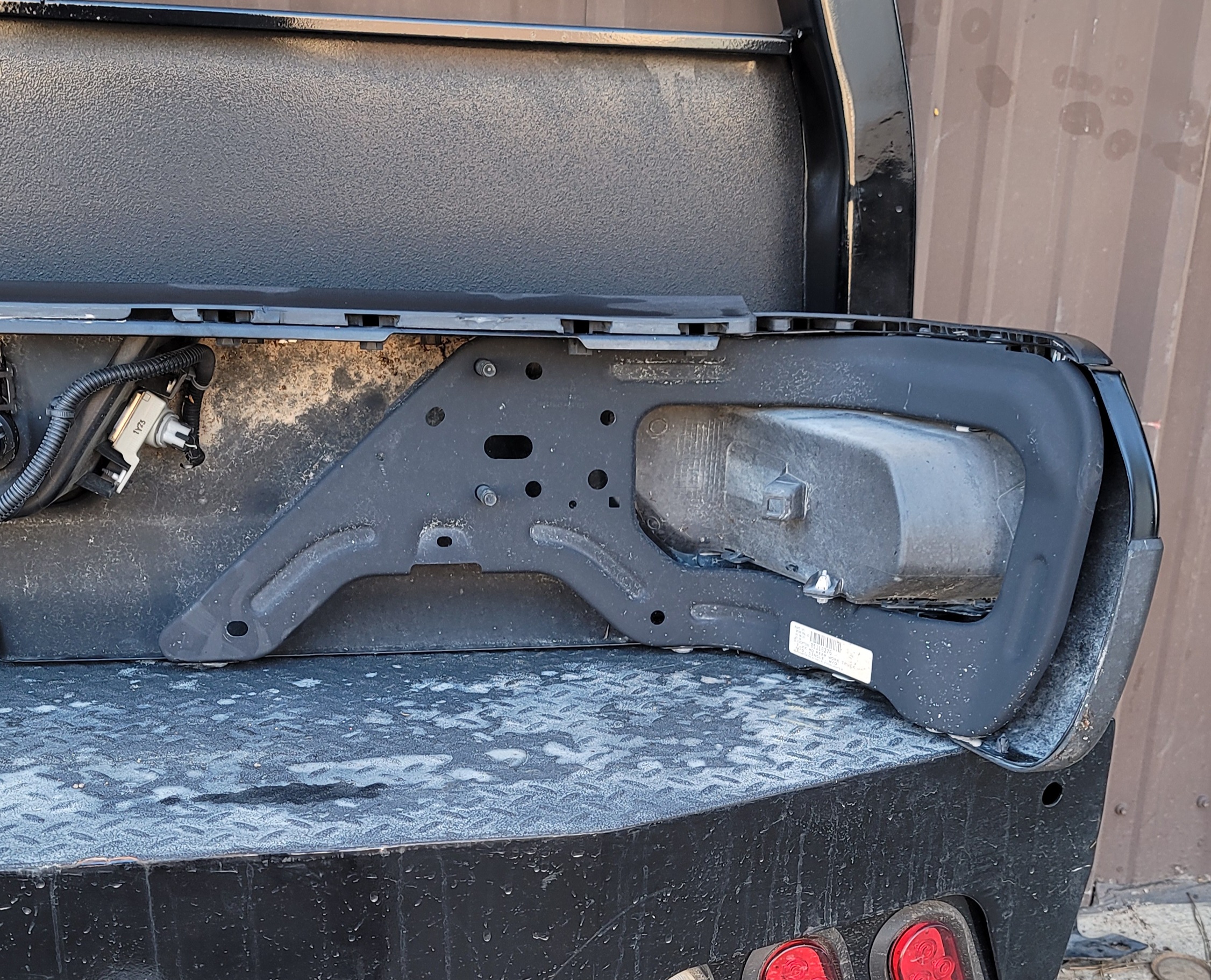 2024–2025 Chevy Silverado 2500HD/3500HD Black Rear Bumper-256 – Image 9