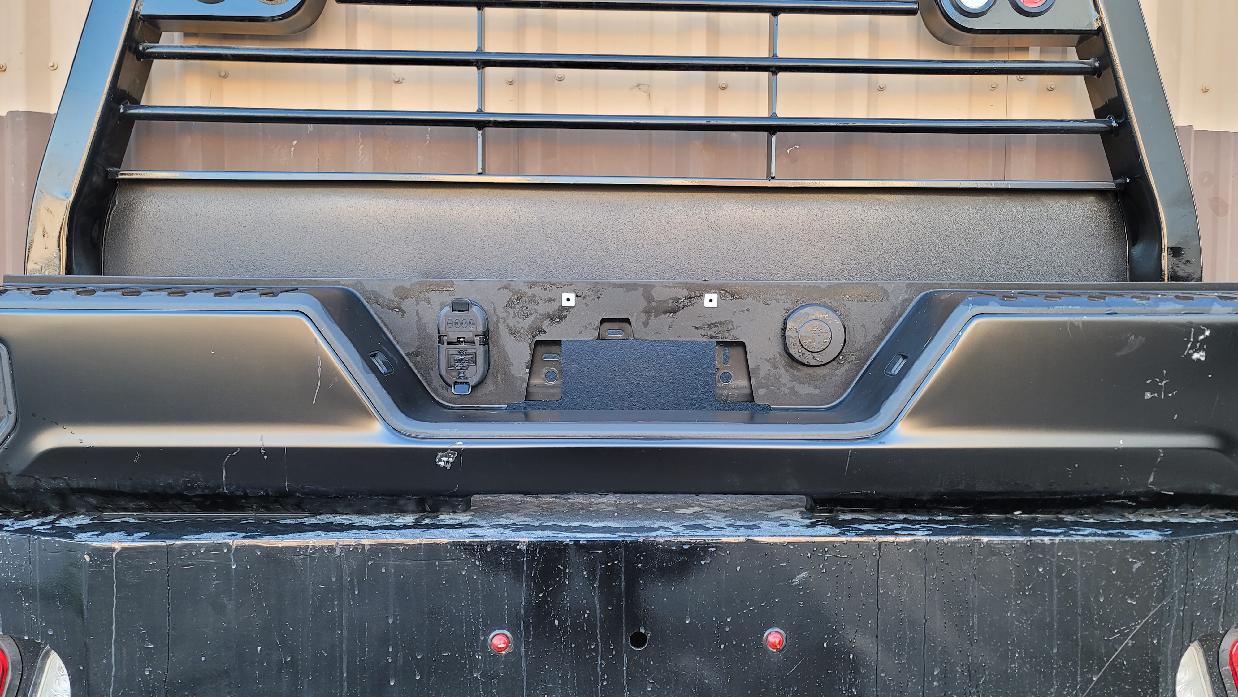 2024–25 Chevrolet Silverado 2500HD/3500HD Black Rear Bumper-257 – Image 2