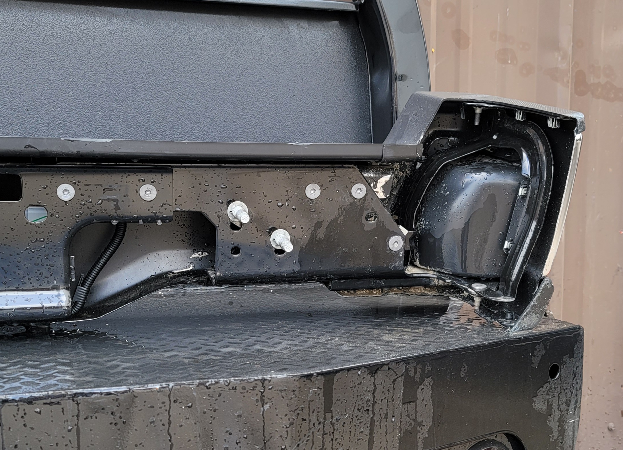 2023–2025 Ford F-250/F-350 Super Duty Chrome Rear Bumper-259 – Image 10
