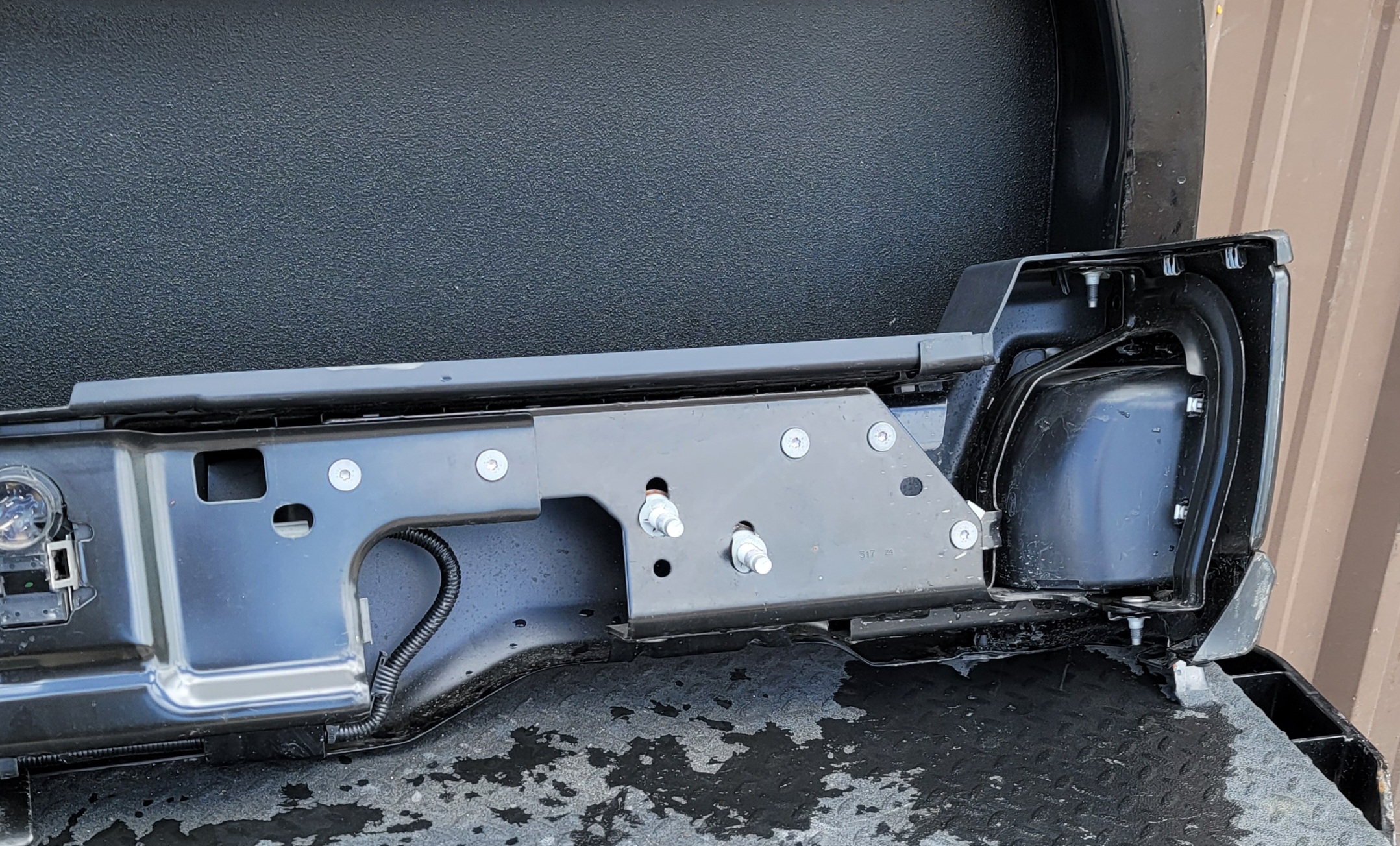 2023–2025 Ford F-250/F-350 Super Duty Black Rear Bumper-261 – Image 9