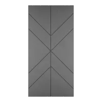 Corte U - DMU016 – 120x240cm, Azul Jade, 9mm