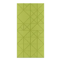 Corte U - DMU027 – 120x240cm, Azul Jade, 9mm