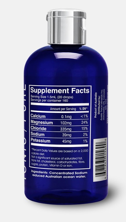 Aussie Trace Minerals Complete Liquid Electrolytes - 8oz / 240ml 8oz / 240ml - (160 servings) – Image 2