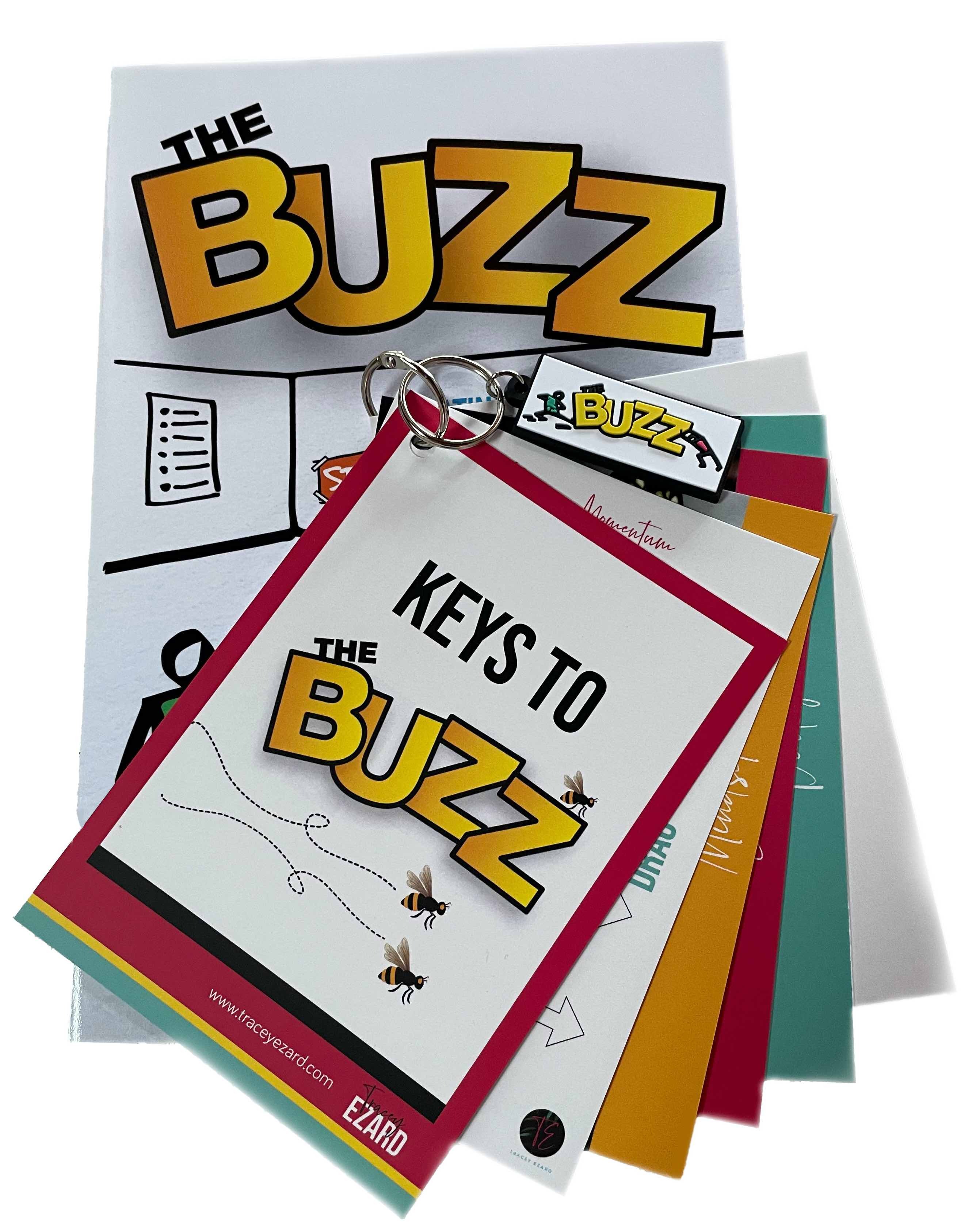The Buzz Book and Keys to The Buzz Cards Bundle – Image 1