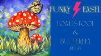 Toadstool & Butterfly – Image 1