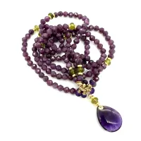 Elemental Luxe Necklace | Purple Ruby & Green Sapphire – Image 2
