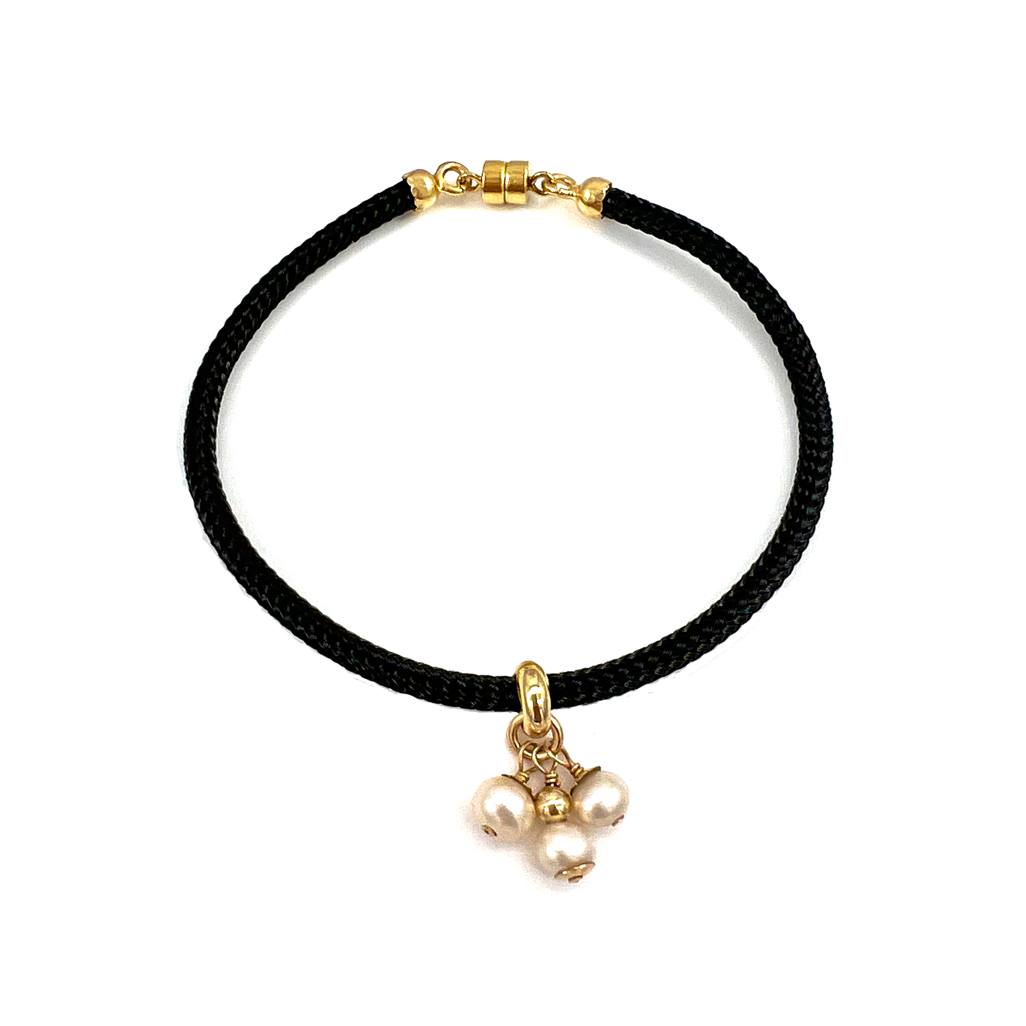 Elemental Birthstone Charm Bracelet – Cancer, Black