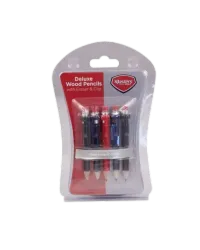 Masters Deluxe Wood Pencils with Clip & Eraser – Image 1