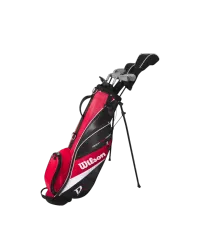 Junior Deep Red 2025 Complete Golf Club Package Set – 12-14 | Red