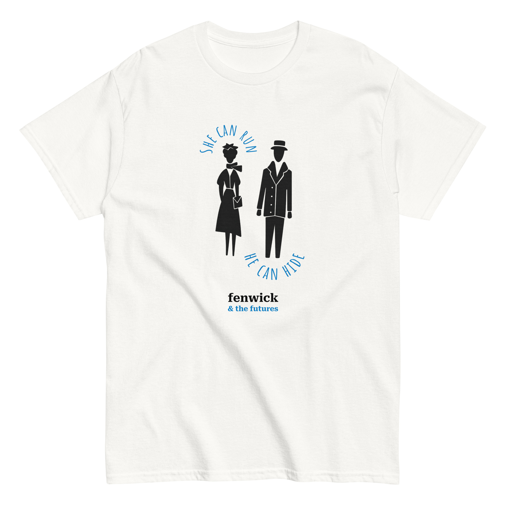 NEW! Retro Fenwick ("Wildfire, Our Love" Lyric) – White, 2XL