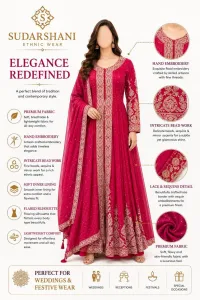 Split Anarkali with Flared – Image 1