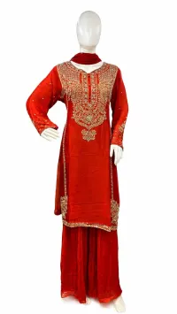 Heavily embroided Cut Dana work – Image 2