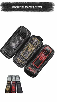 All Black Premium Wrist Wraps - Heavy Duty – Image 2