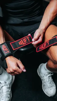 Red Premium Wrist Wraps - Regular – Image 2
